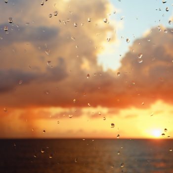 Raindrops And Rain Clouds